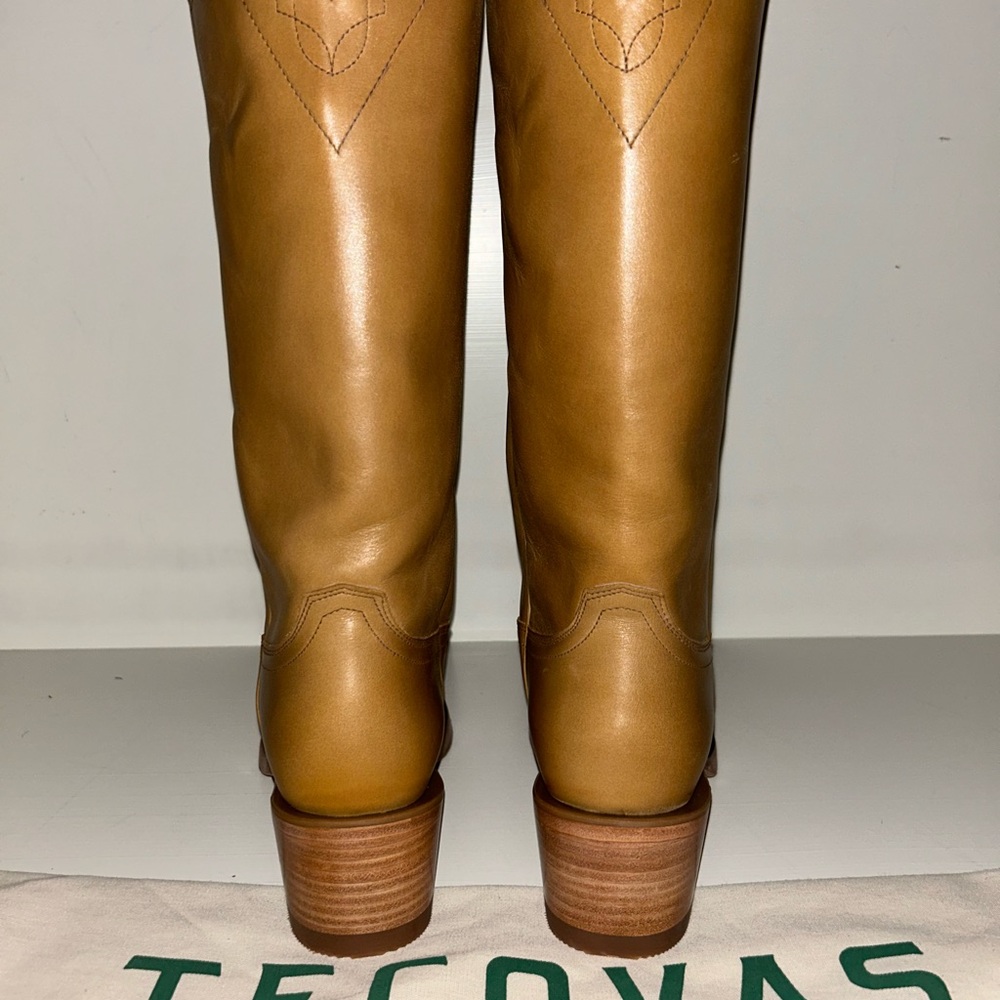 Tecovas Women's Tan Heeled Boots - Picture 4 of 10